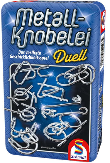 Schmidt spiele schmidt® - metalen puzzel set - denkspel - breinbrekers met metalen ringen - vanaf 7 jaar - 1 speler