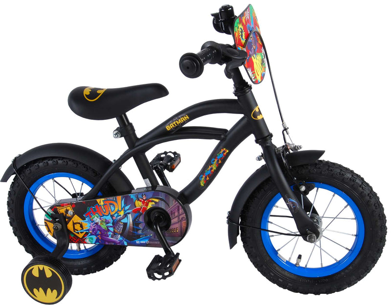Afbeelding laden in galerijviewer, Kinderfiets 12 Batman - zwart geel
