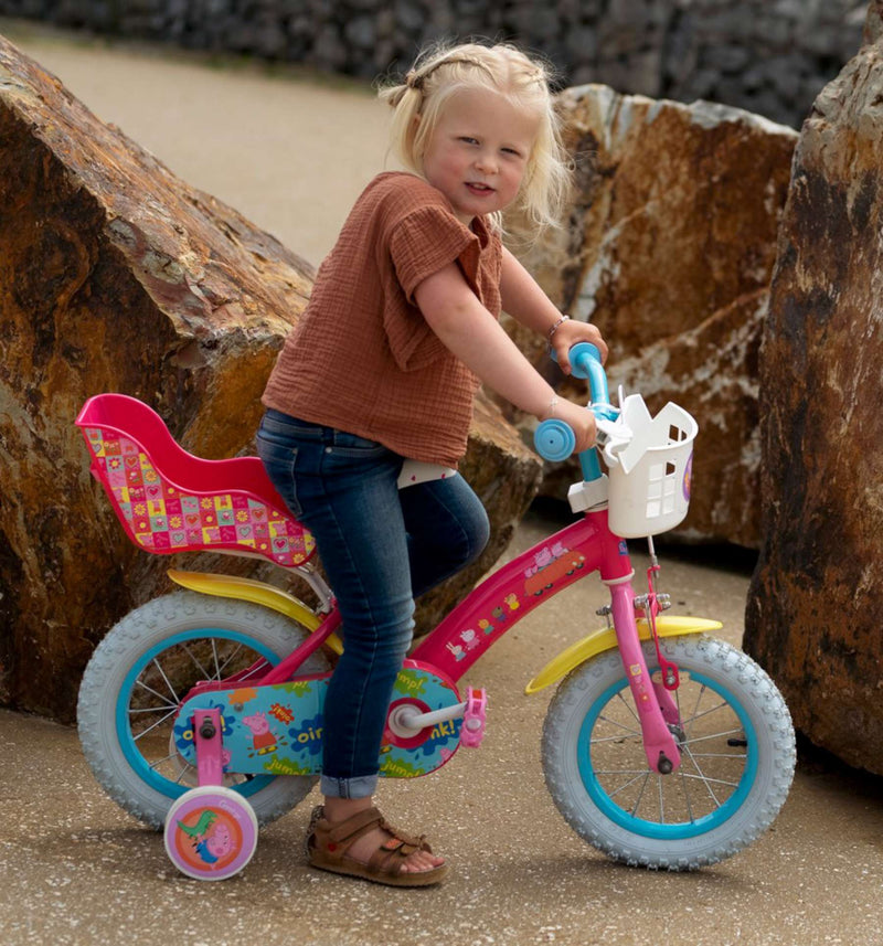 Load image into Gallery viewer, Peppa Pig Kinderfiets Meisjes 12 inch Roze
