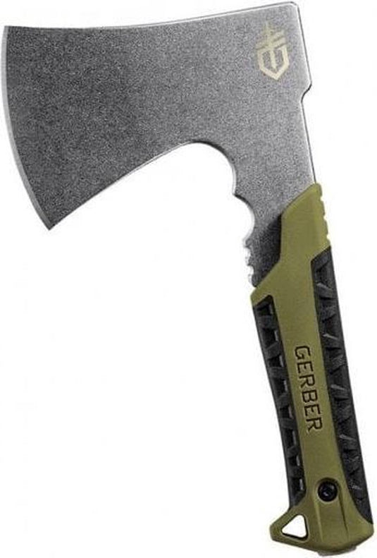 Gerber outdoor bijl 9 inch pack hatchet flate sage compact - groen