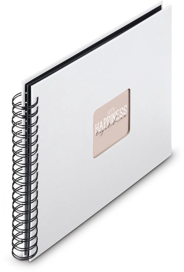 Hama spiraal fotoalbum - fine art - 28x24 - 50 pagina's - wit