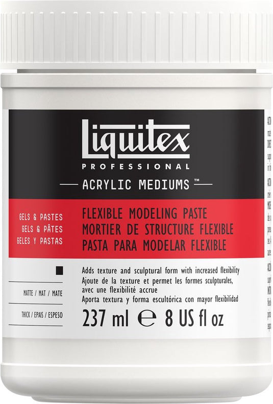 Liquitex 8908 professional flexible modelleerpasta 237 ml – acryl structuurpasta | flexibel scheurvrij