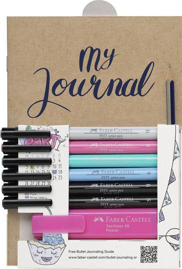 Faber-castell bullet journaling - 9-delige set met gratis gids - fc-267125