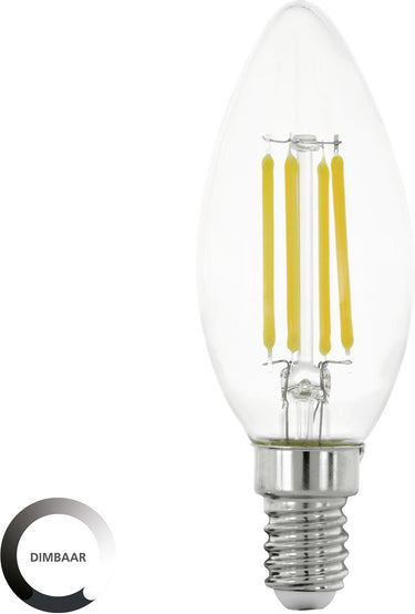 Eglo led lamp - e14 - ø 3.5 cm - helder - 806 lumen - 2700k - dimbaar