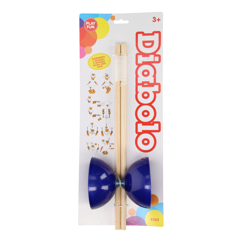 Afbeelding laden in galerijviewer, Playfun diabolo met houten stokken
