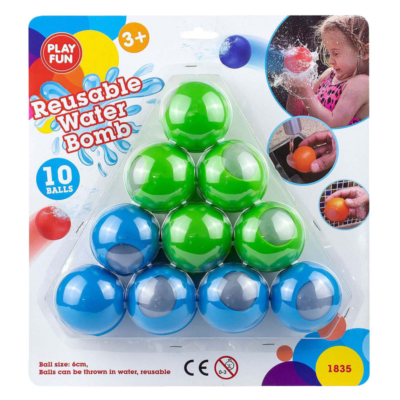 Load image into Gallery viewer, Playfun herbruikbare waterballen, 10st.
