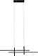 Eglo trepiliano hanglamp - led - 110 cm - zwart wit