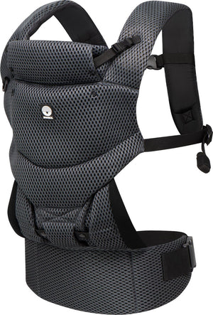 Dooky draagzak baby - baby carrier urban comfort grey sapphire - kinderdrager - draagzak peuter en baby 3,5-15 kg - ergonomische m-positie - rugdrager - verstelbaar en ademend - draagzakken - babydraagzak