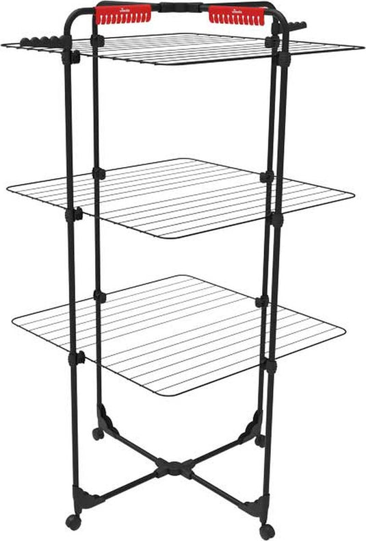 Vileda mixer 3 ultimate droogrek (black edition) - droogtoren - 30 m drooglengte - flexibel