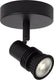 Lucide kianti - plafondspot (plafondlamp) - ø 10 cm - 1xgu10 - zwart