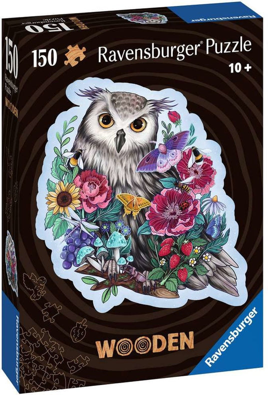Ravensburger houten legpuzzel 150 stuk(s) uil