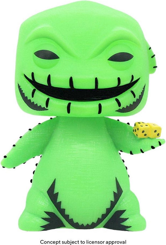 Disney funko the nightmare before christmas - pop! oogie 9 cm verzamelfiguur - groen