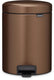 Brabantia newicon prullenbak - 5 liter - badkamer - warm bronze