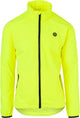Agu go regenjas essential - regenjas dames heren - ademende en waterdichte regenjas - fietsjack - geel - m