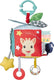 Sophie de giraf activiteitenkubus - boxmobiel - baby speelgoed - met ophangring - vanaf 0 maanden - 15x15x15 cm - meerkleurig