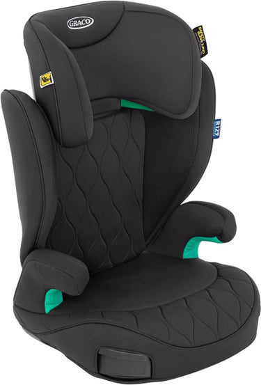 Graco affix i-size r129 autostoeltje - midnight - isofix zitverhoger met rugleuning - van 100 tot 150 cm (ca. 3,5 tot 12 jaar)