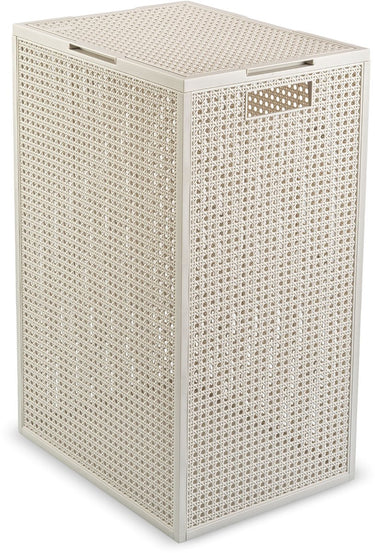 Curver kaya wasmand met deksel - 60l - 38x29x58,5 cm - wit