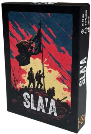 Brothers in games slava - - card game - war game - eenvoudige spelregels - gezelschapsspel - slagenspel - klein cadeautje - kerstcadeau