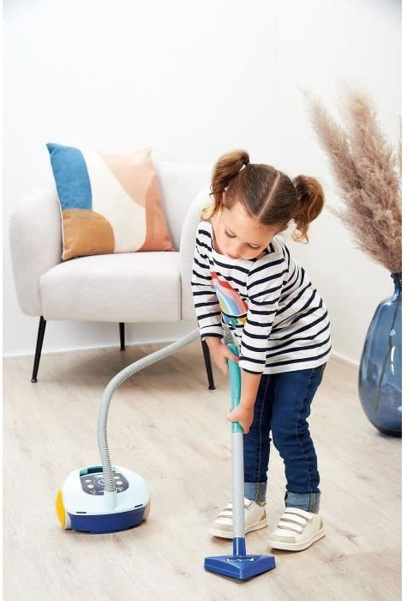 Afbeelding laden in galerijviewer, Écoiffier ecoiffier clean home speelgoed stofzuiger blauw
