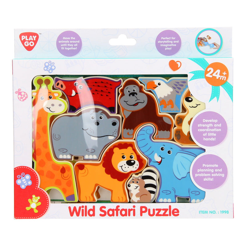 Afbeelding laden in galerijviewer, Playgo puzzel safari

