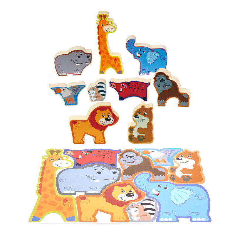 Afbeelding laden in galerijviewer, Playgo puzzel safari
