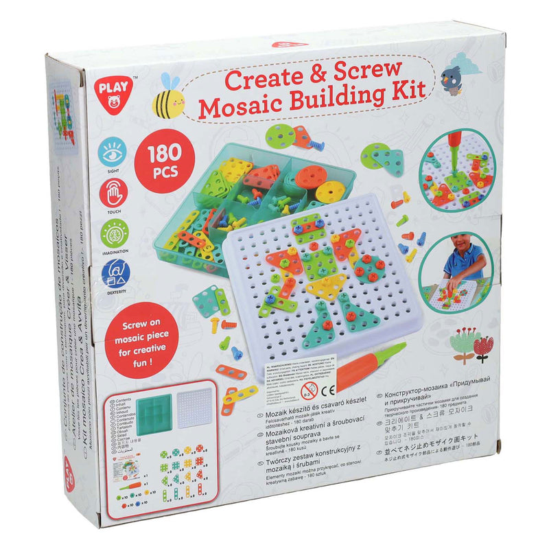 Afbeelding laden in galerijviewer, Playgo constructieset mozaïek - 180dlg.
