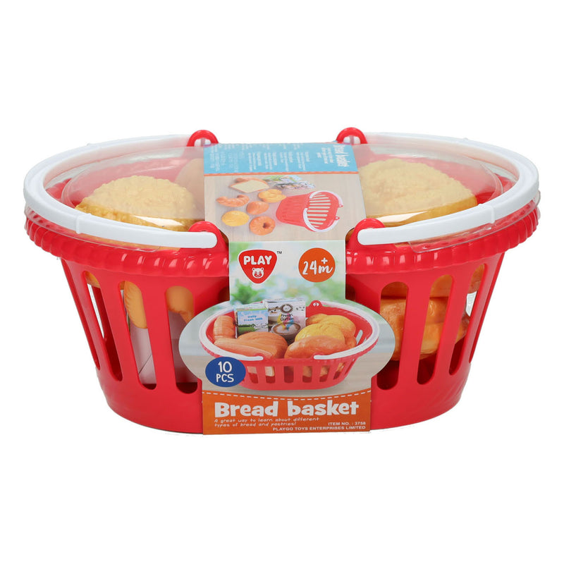 Afbeelding laden in galerijviewer, Playgo mandje met brood - 10dlg.

