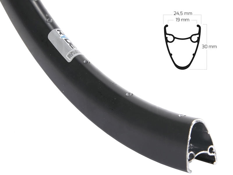 Load image into Gallery viewer, Ryde velg dutch 19 - 28 622 x 19c aluminium 36 gaats disc - zwart
