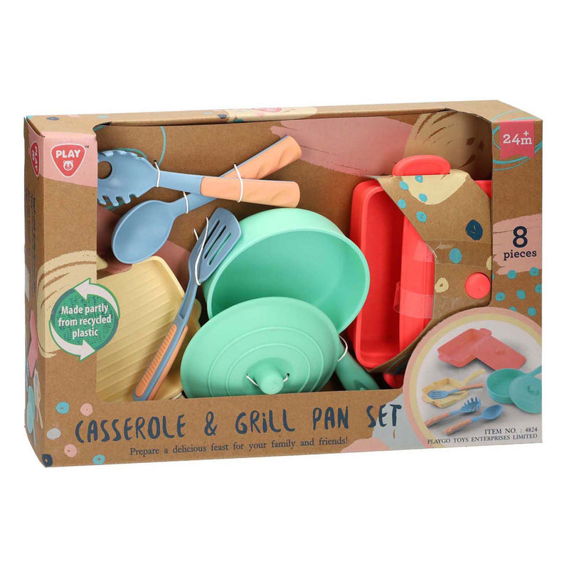 ギャラリービューアに画像をロードする, Playgo braadpan en grillpan speelset - 8dlg.
