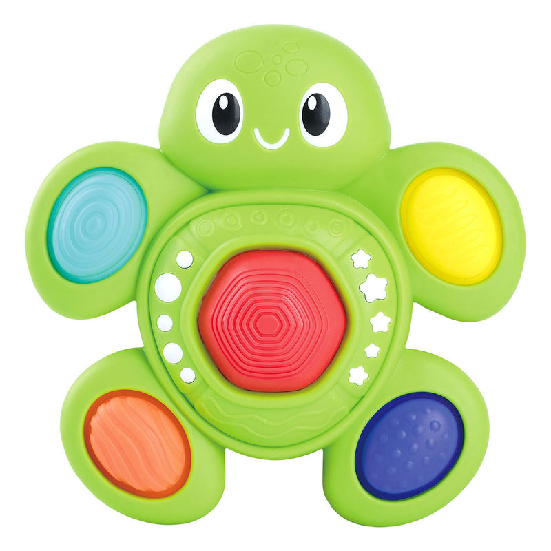 Load image into Gallery viewer, Braet playgo baby sensorische schildpad met licht en geluid
