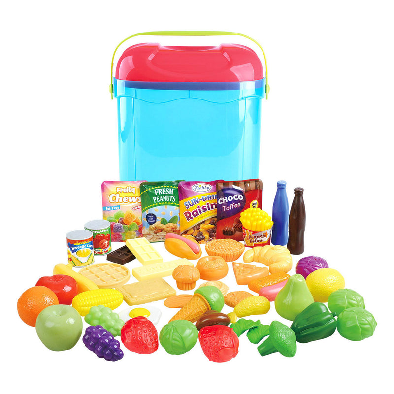 Load image into Gallery viewer, Playgo speelgoed eten in opbergbox - 51dlg.
