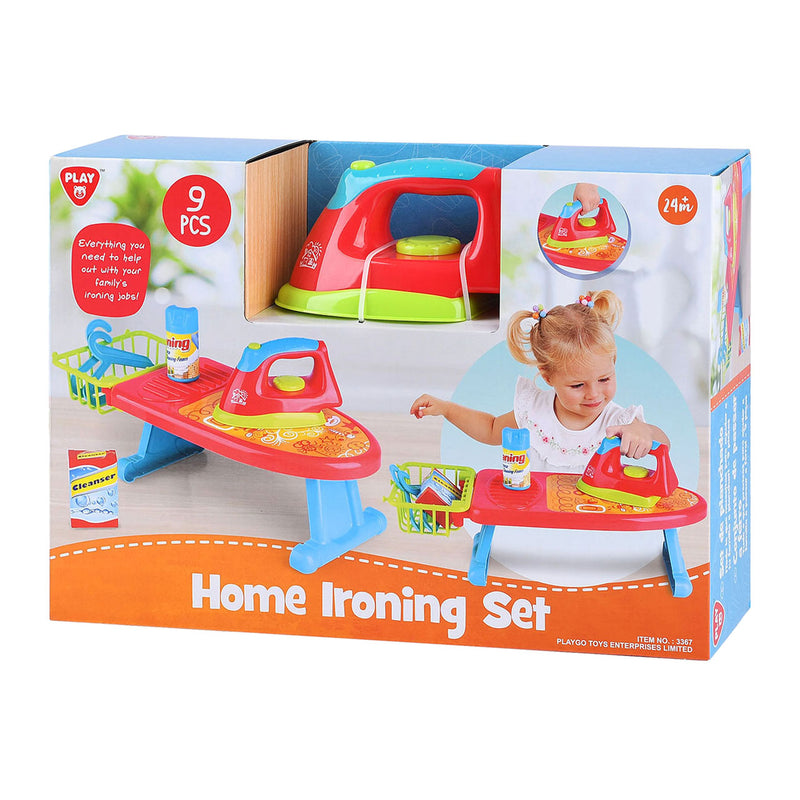 Afbeelding laden in galerijviewer, Playgo strijkset 9 delig - - 3367 jono toys
