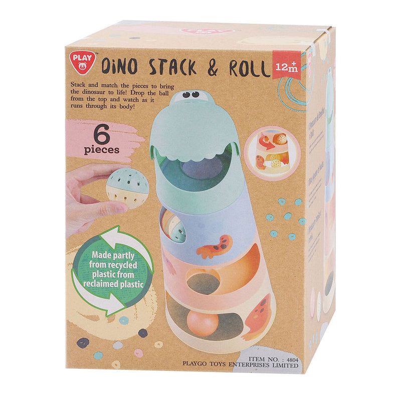 Load image into Gallery viewer, Playgo dino stapeltoren met ballen - 6dlg.
