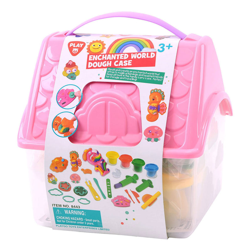Load image into Gallery viewer, Playgo fantasiewereld kleiset in opbergdoos - 4 kleipotjes
