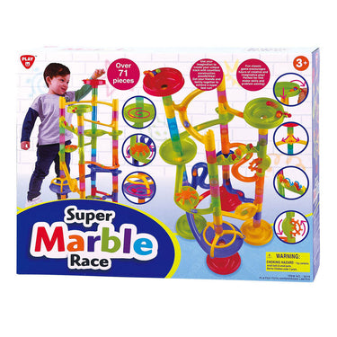 Playgo play knikkerbaan super race, 71dlg.