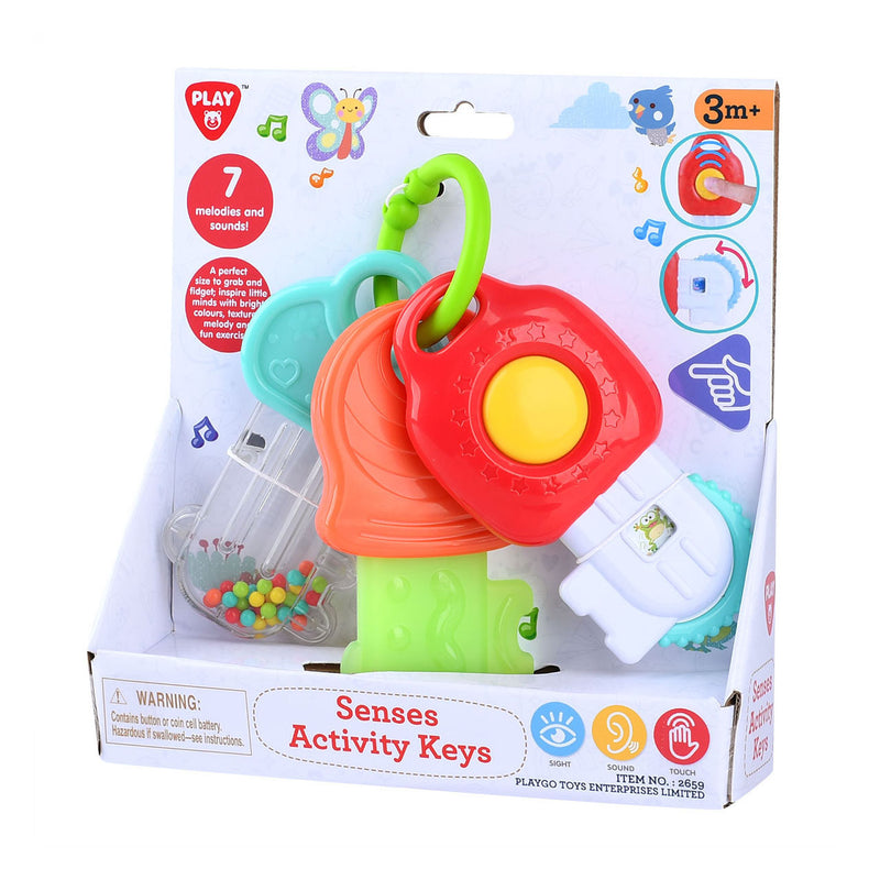 Load image into Gallery viewer, Playgo baby activiteiten sleutels met geluid
