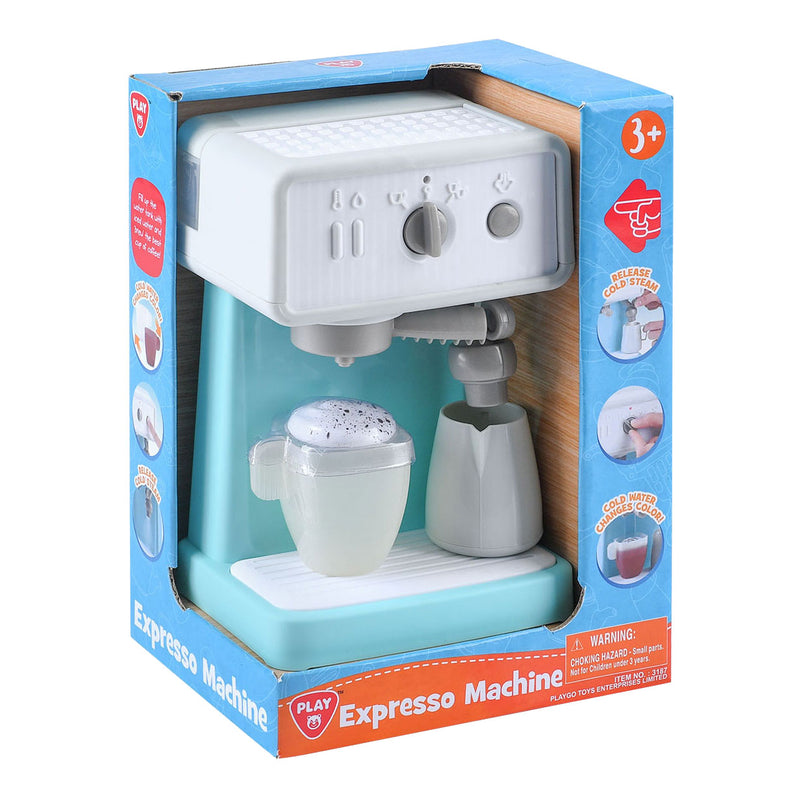 Chargez l'image dans la visionneuse de la galerie, Playgo espressomachine wit blauw - 3dlg.
