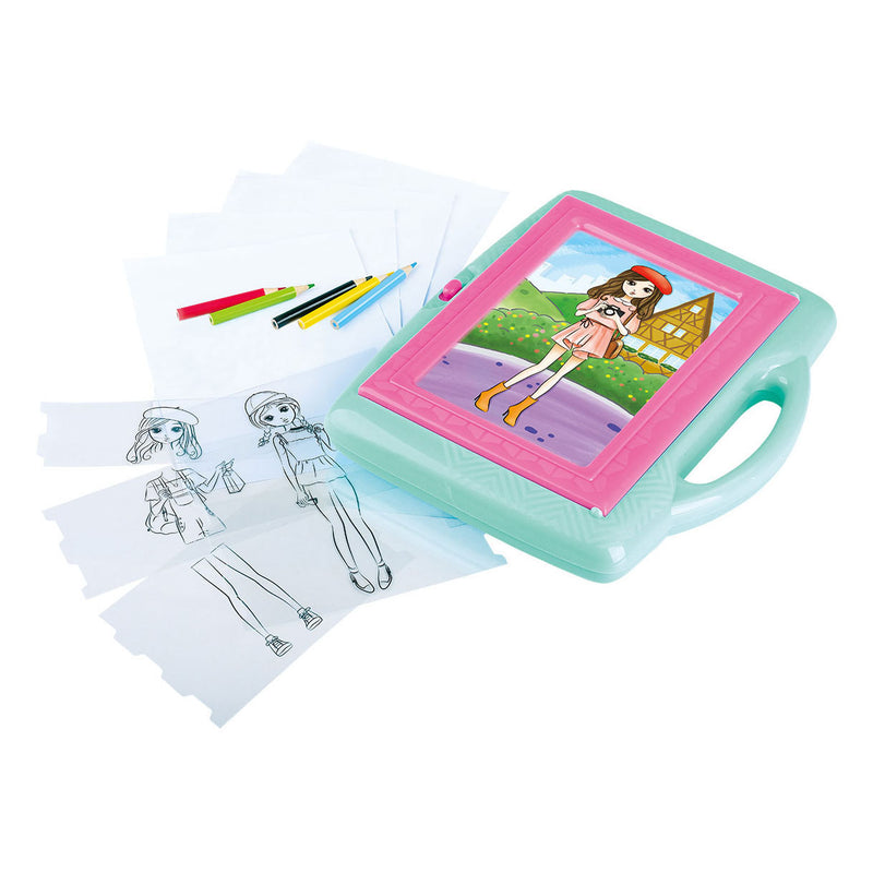 ギャラリービューアに画像をロードする, Playgo tekenprojector overtrekken modeontwerper - 28dlg.
