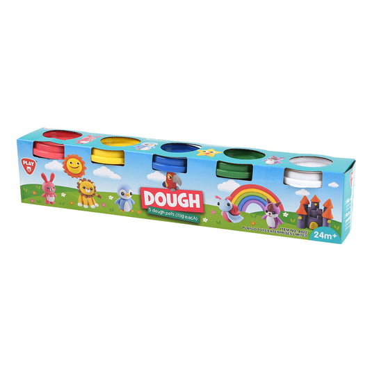 Playgo kleiset 5 kleuren - 5x56gram
