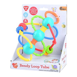 Playgo babyspeeltje buig bogen met kralen