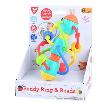 Playgo babyspeeltje met ringen en kralen