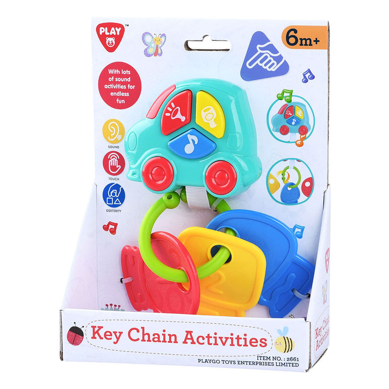 Afbeelding laden in galerijviewer, Playgo baby autosleutels blauw - 4dlg.
