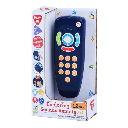 Eurekakids playgo baby afstandsbediening met geluid blauw