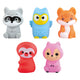 Playgo vingerpoppetjes bosdieren - 5st.