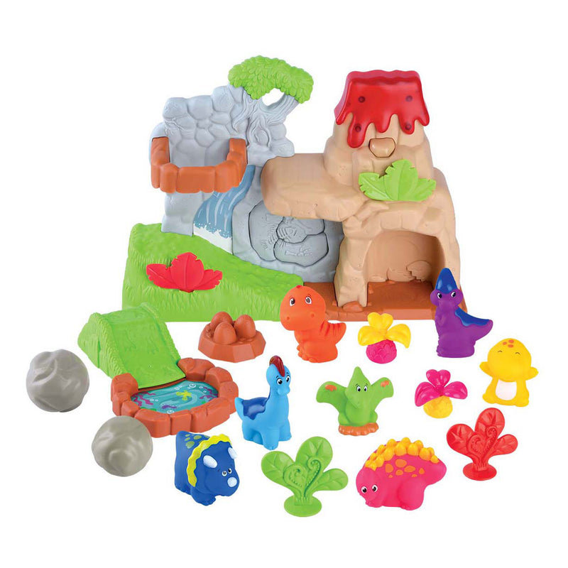Load image into Gallery viewer, Playgo dino's met vulkaan speelset - 20dlg.
