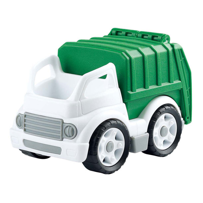 Load image into Gallery viewer, Playgo bio based vuilniswagen wit groen - 15cm
