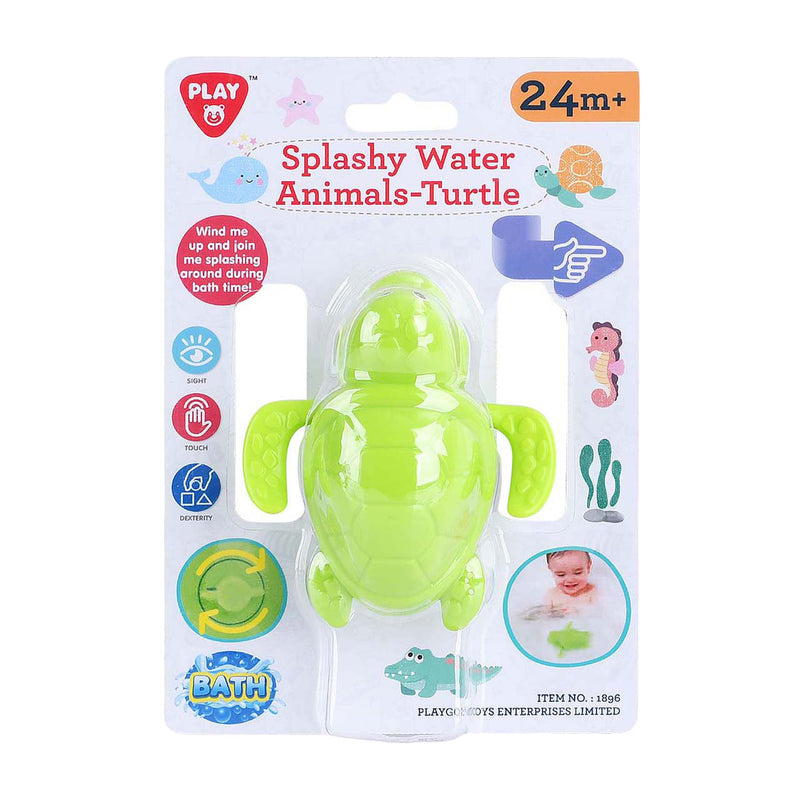 Afbeelding laden in galerijviewer, Playgo spetterend waterdier badspeeltje schildpad
