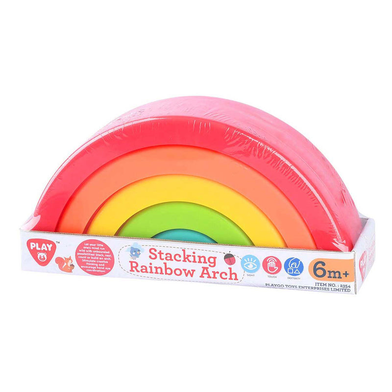 Load image into Gallery viewer, Playgo toys enterprises limited playgo stapel regenboog kleur - 5dlg.

