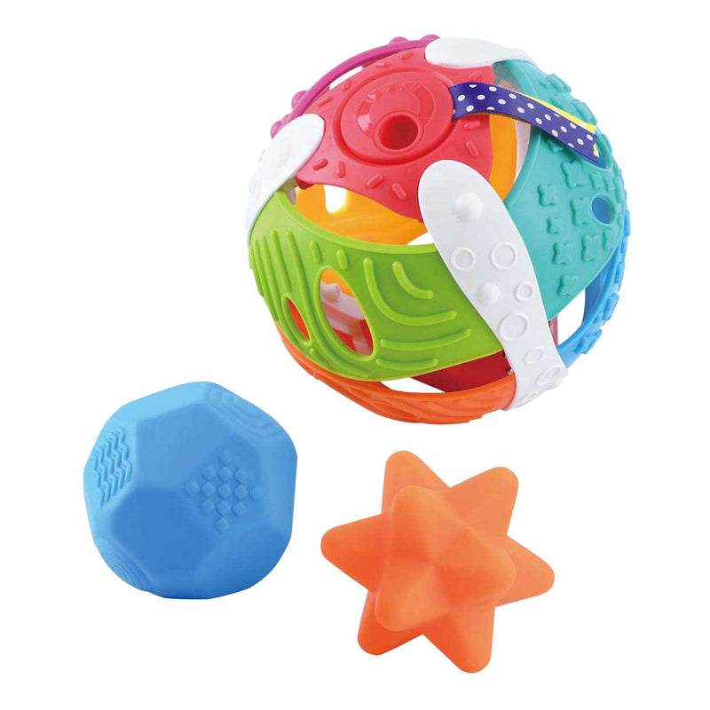 Load image into Gallery viewer, Playgo schud en rol sensorische bal - 3dlg.
