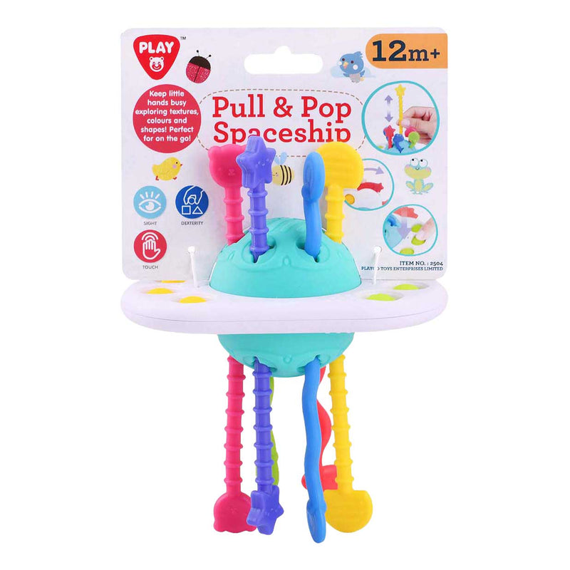 Afbeelding laden in galerijviewer, Playgo sensorische bal ruimteschip educatief speelgoed multi kleuren.
